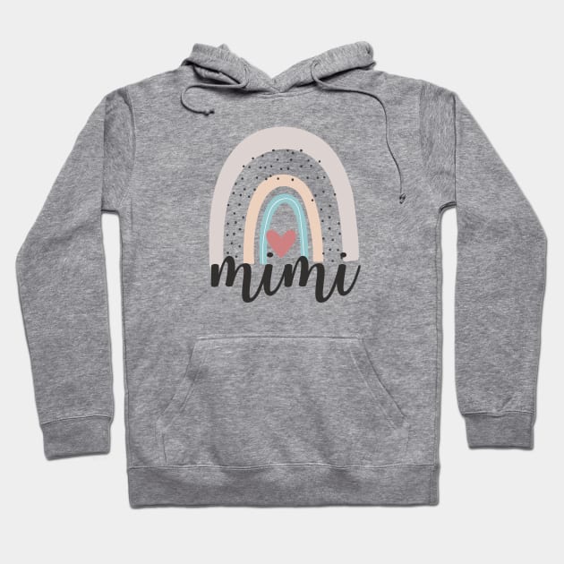 Pastel Rainbow Mimi Hoodie by Hello Sunshine